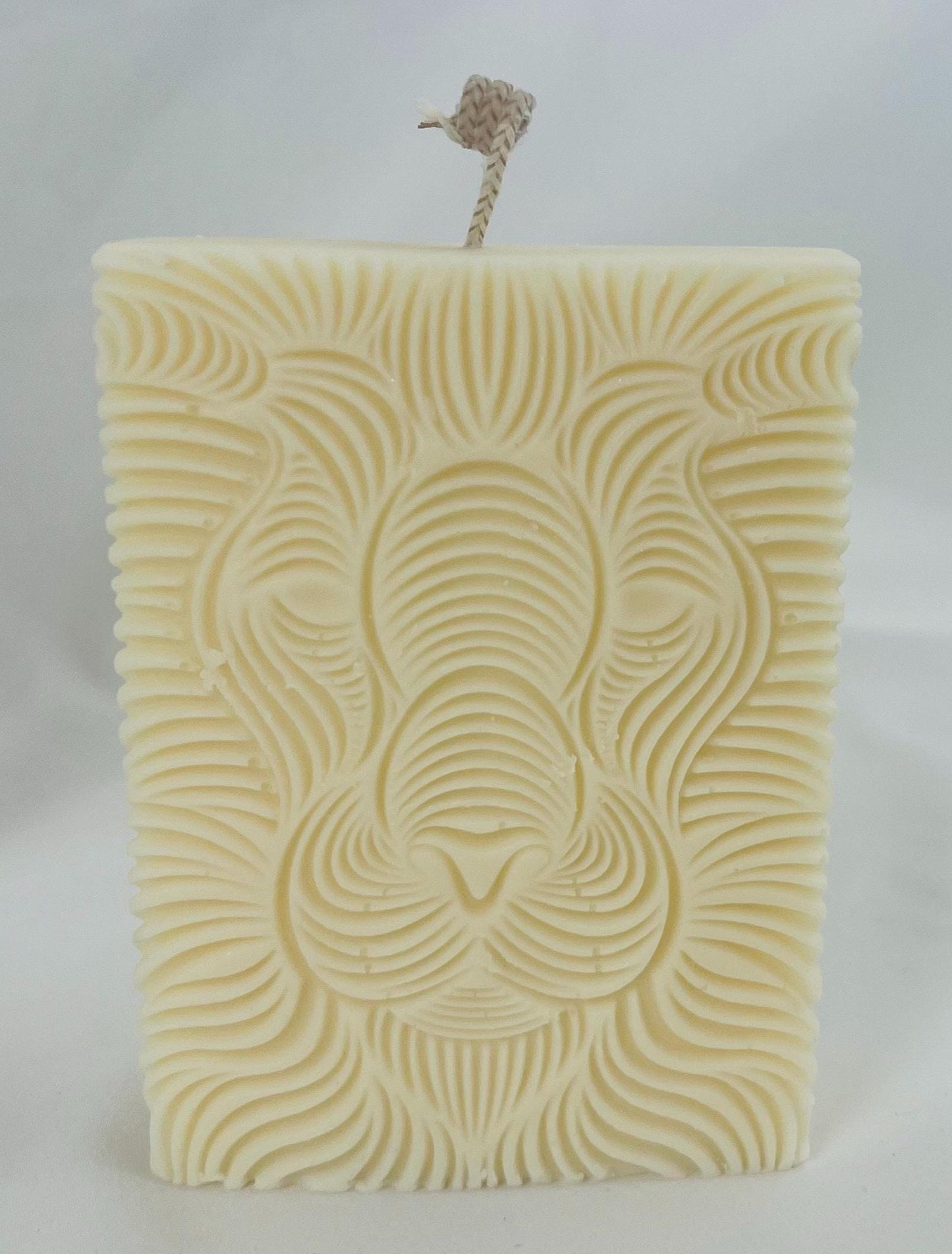 Lion Head Sculptural Candle