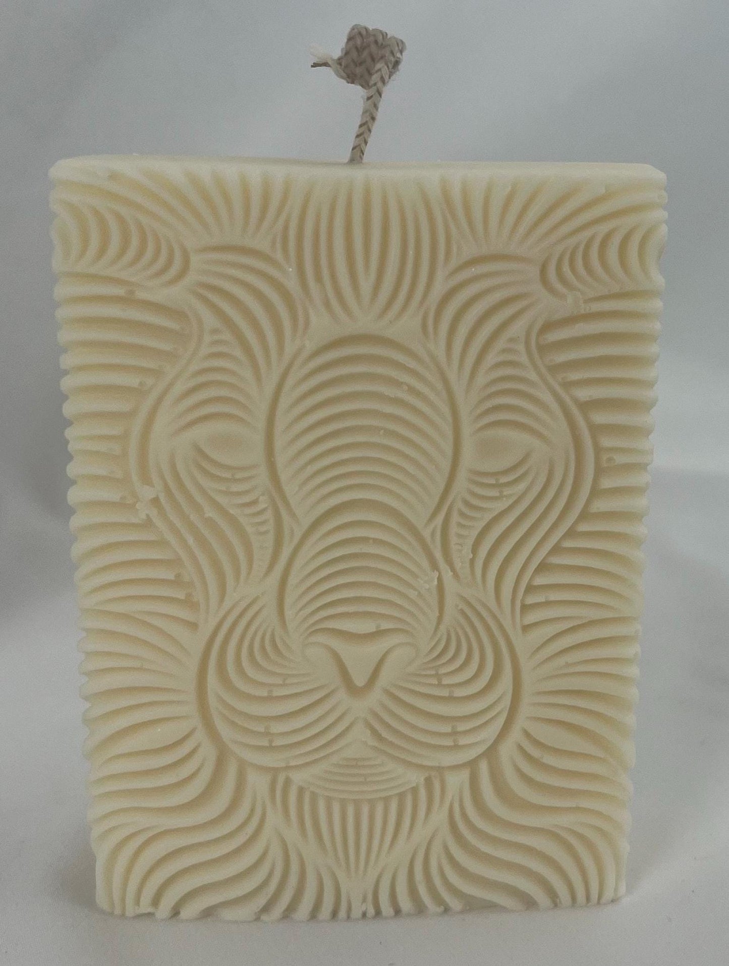 Lion Head Sculptural Candle