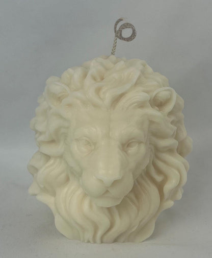 Lion Head Sculptural Candle