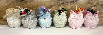 Fancy Mini Owl Candles