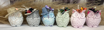 Fancy Mini Owl Candles