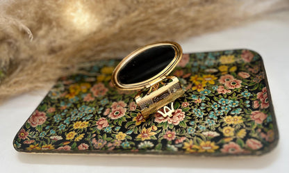 NEW INVENTORY Unique Retro Vintaged Lip Balm Mirror Ring