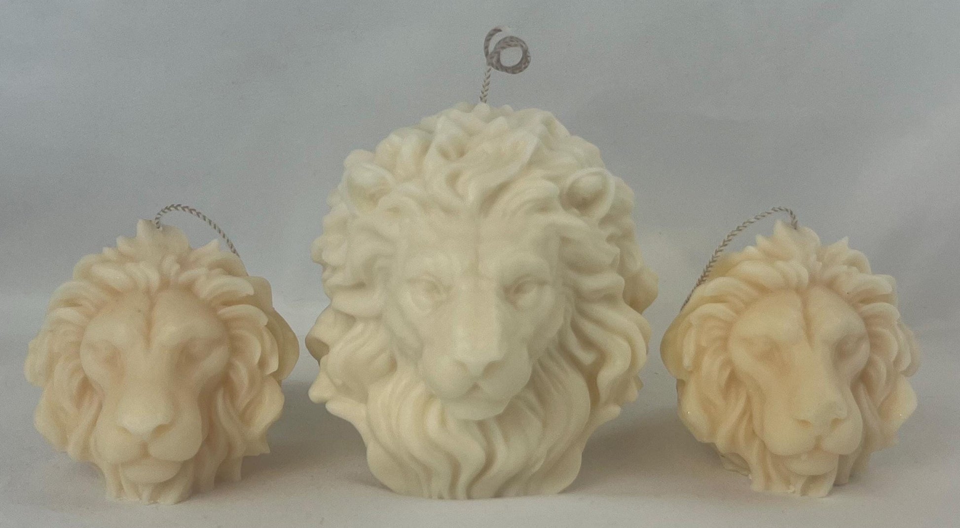 Lion Head Sculptural Candle