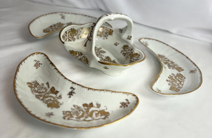 French Hand Painted Porcelain Dishes