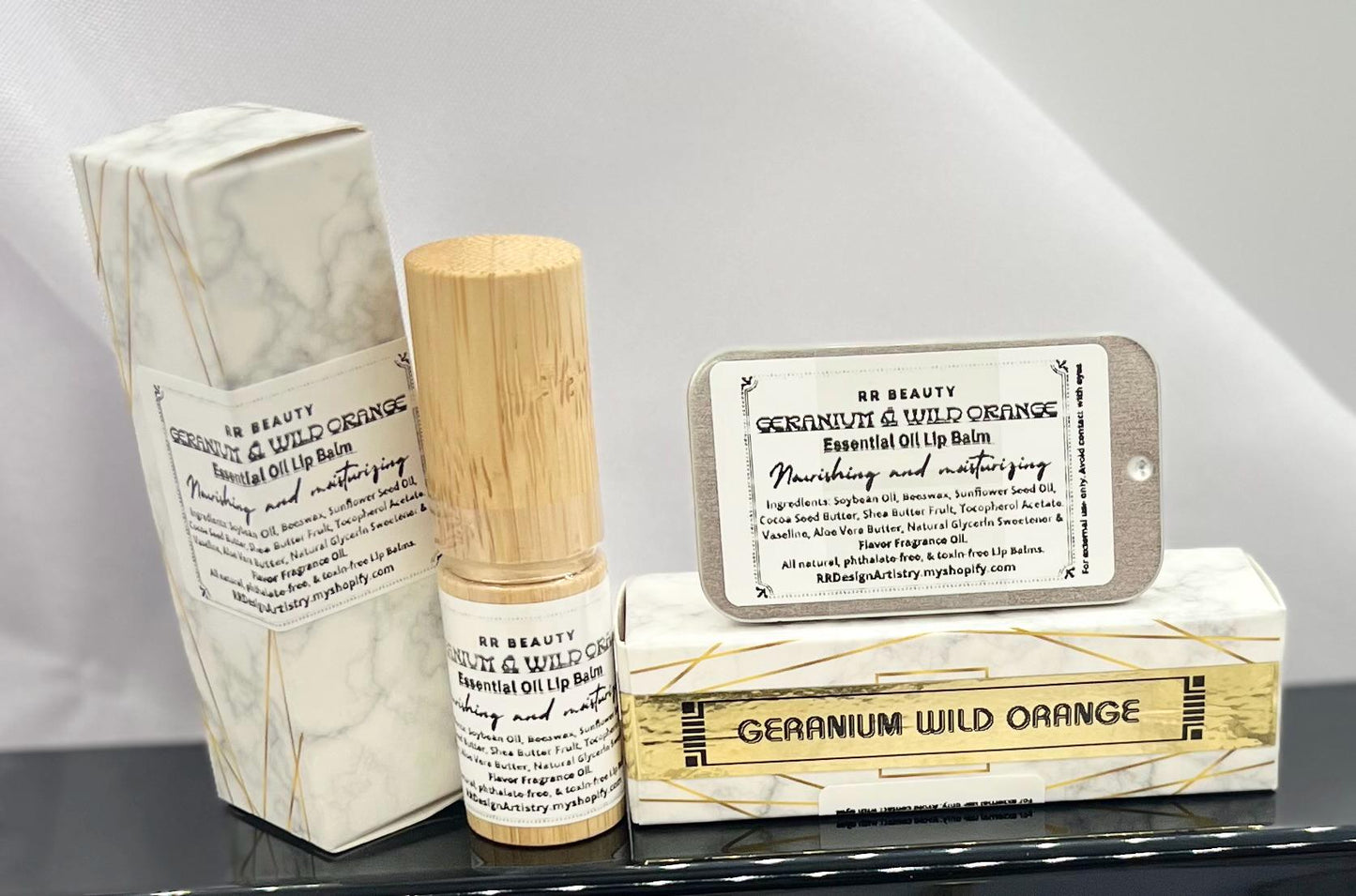 Essential Oil Vegan Lip Balm - Nourishing & Hydrating Lip Moisturizer