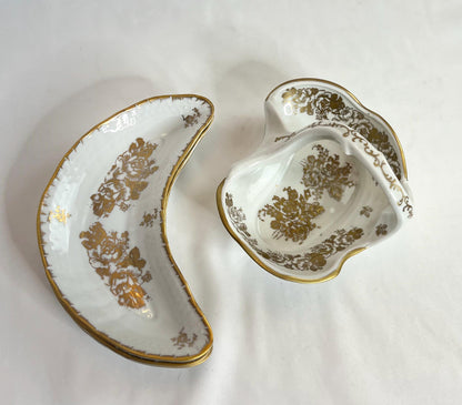 French Hand Painted Porcelain Dishes