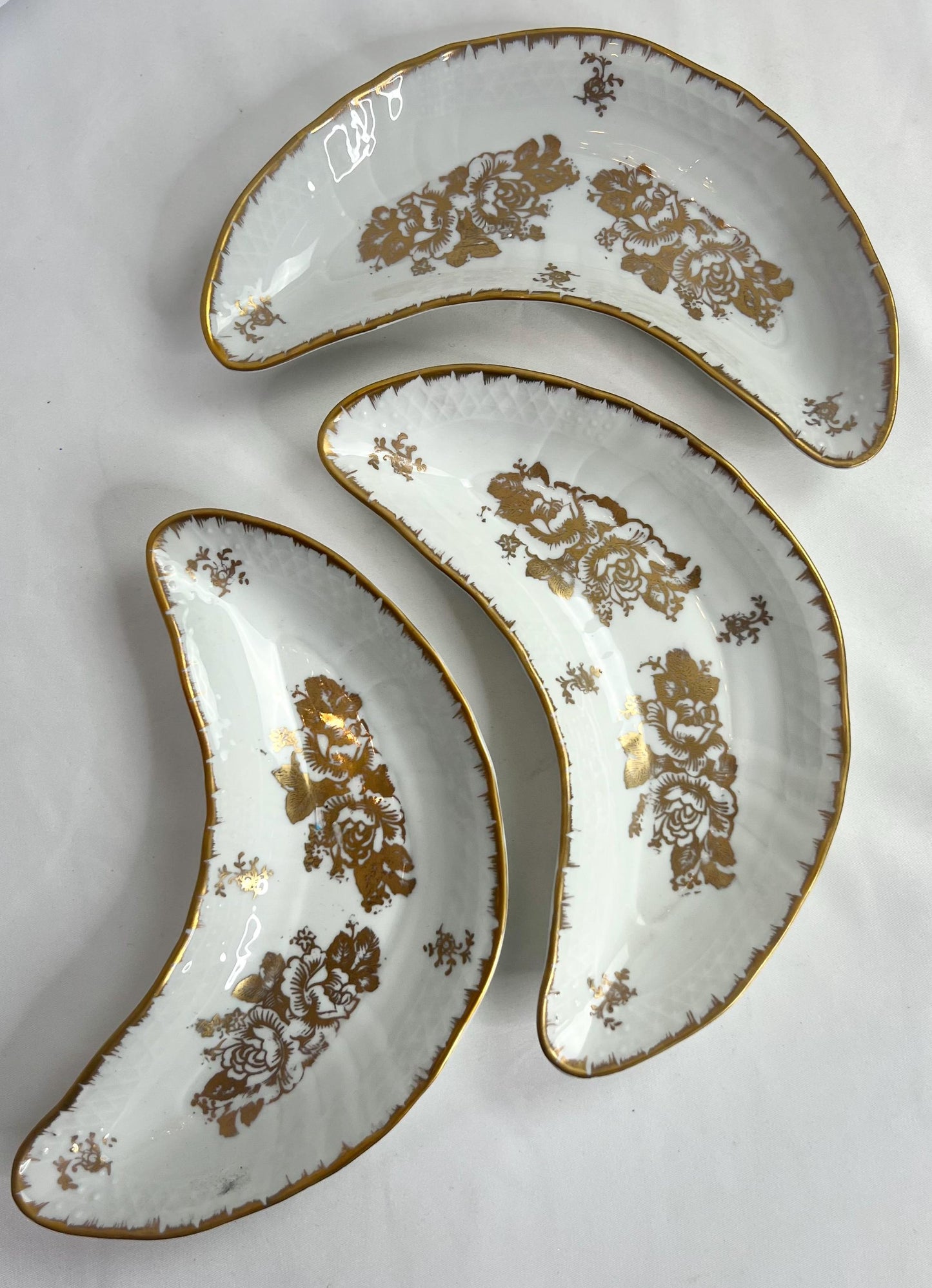 French Hand Painted Porcelain Dishes