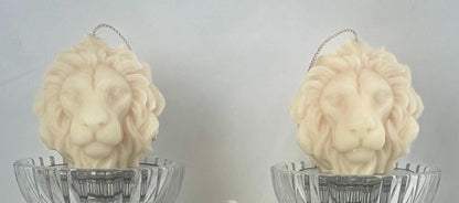 Lion Head & Lion Figurine Sculpture Candles