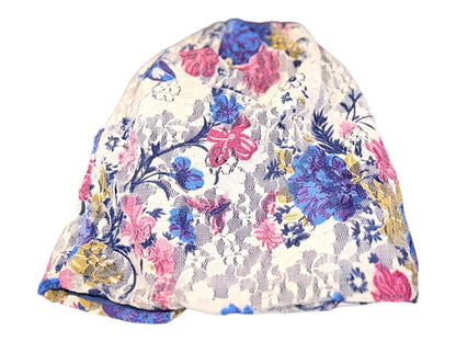Statement Flower Lace Flapper Jeweled Designer Feathered Winter Knit Hat
