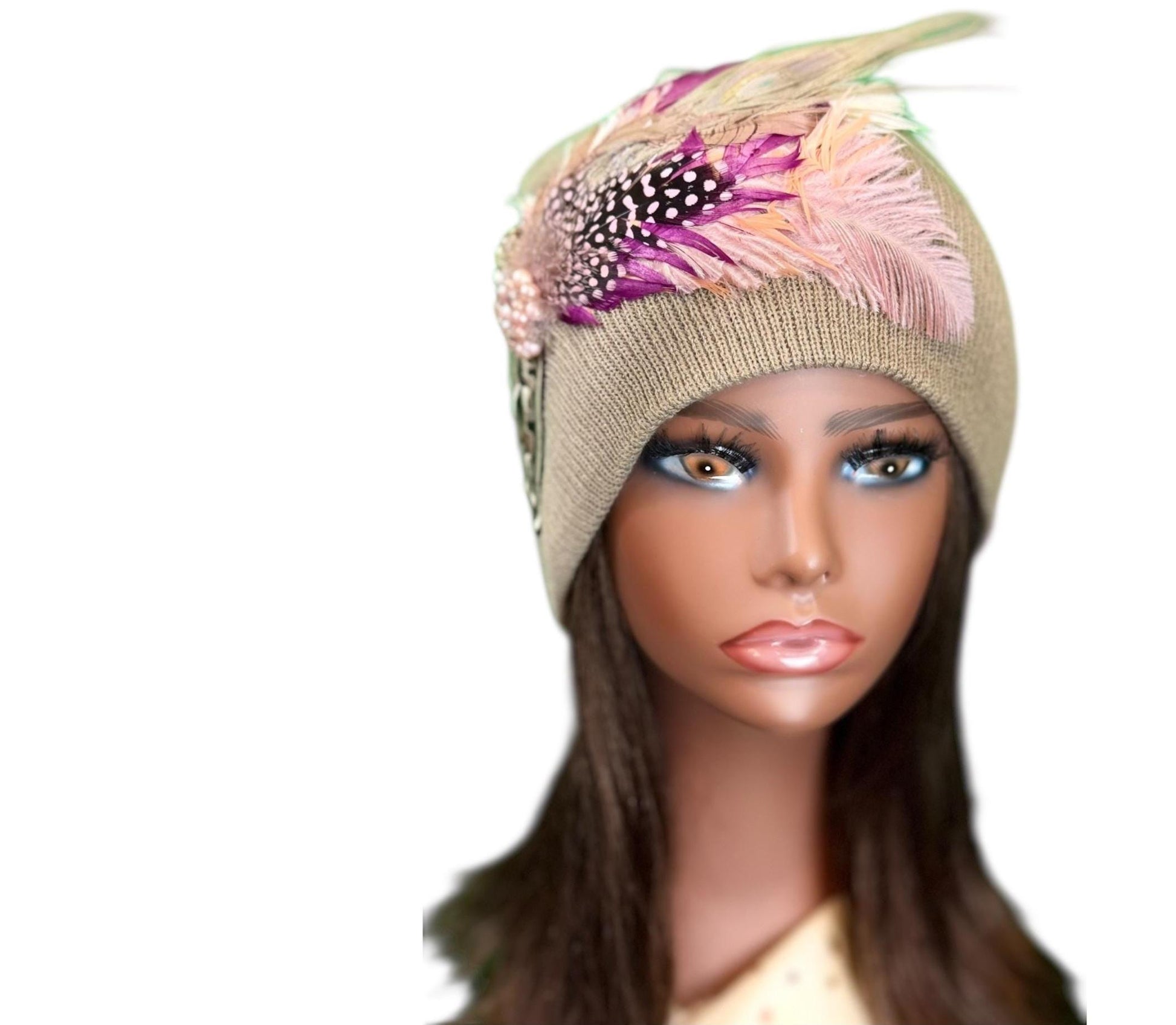 NEW Style Statement “Love Like JESUS” Patchwork Jeweled Designer Winter Hat