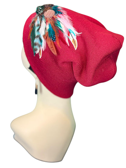 Emerald Fields Statement Patchwork Flapper - Embellished Vintage Jeweled & Feathered All Season Wearables