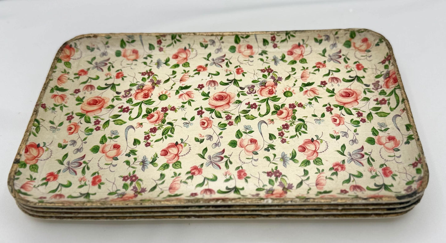 Vintage Alcohol Proof Paper Mache Tray - Made in Japan - MCM