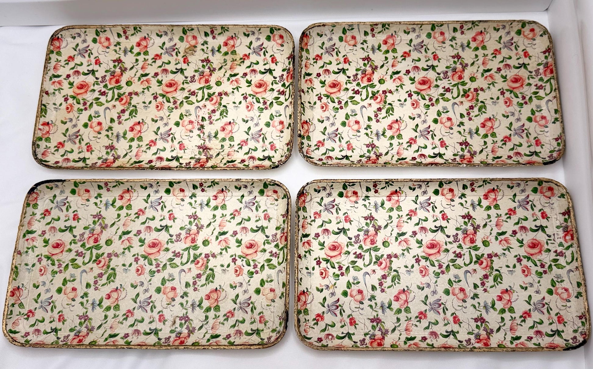 Vintage Alcohol Proof Paper Mache Tray - Made in Japan - MCM