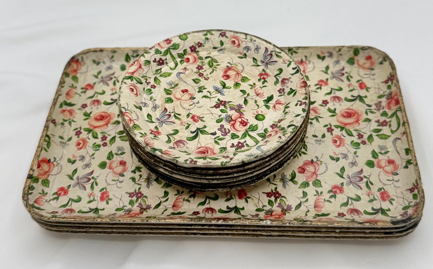 Vintage Alcohol Proof Paper Mache Tray - Made in Japan - MCM