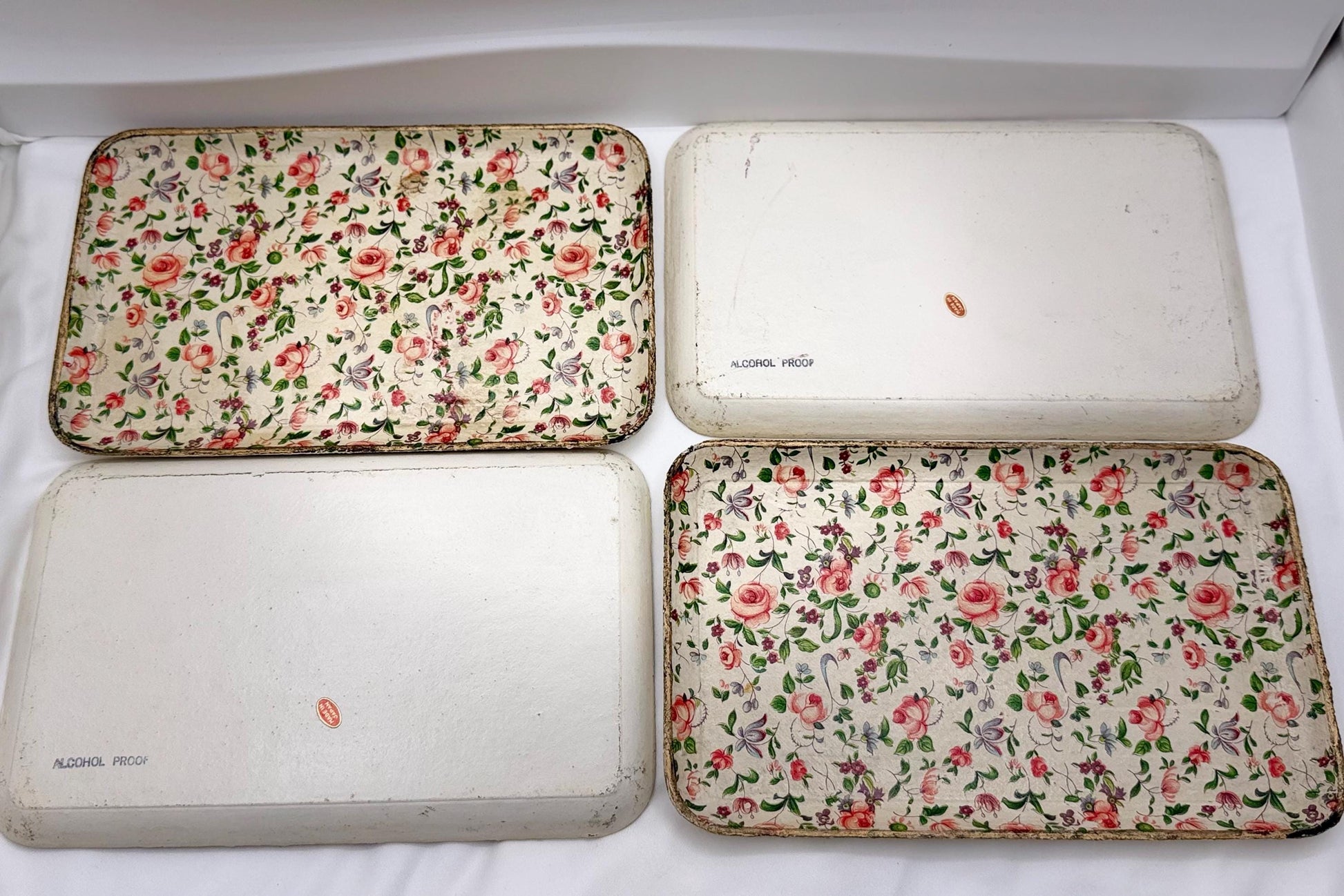 Vintage Alcohol Proof Paper Mache Tray - Made in Japan - MCM