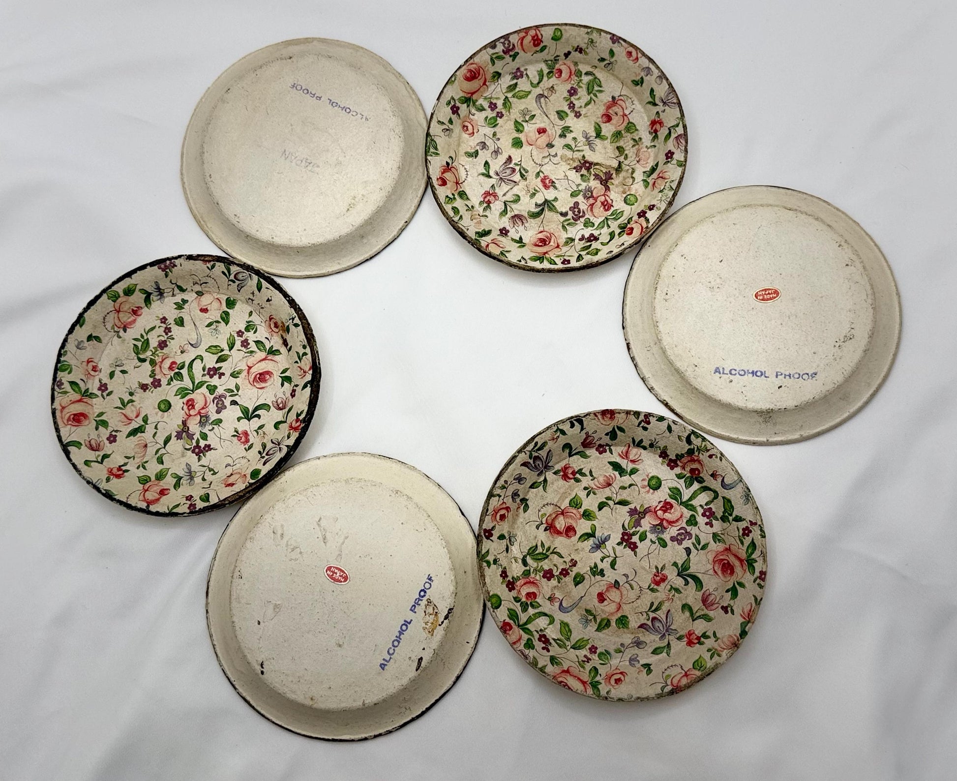 Vintage Alcohol Proof Paper Mache Tray - Made in Japan - MCM