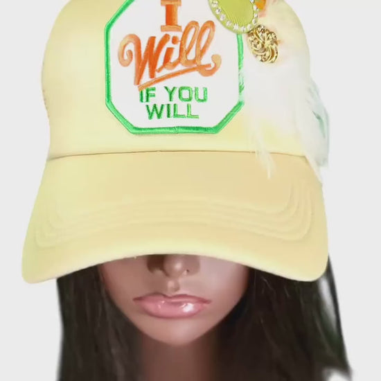 Weekend Retreat Friendship Statement “That’s A BIG 10-4 Good Buddy” Patchwork Adorned Trucker Hats