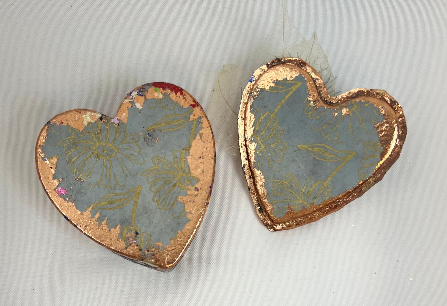 Trinket Keepsake Heart Dish - Purple